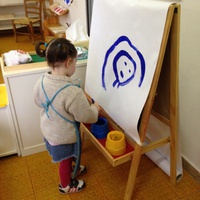 [Primi tentativi di espressione di sé, Micronido Montessori gestito dall’ONM in Convenzione con Roma Capitale, via Nomentana 56, primo decennio del Duemila] - Archivio ONM.$$$516