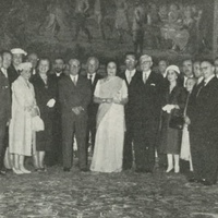 <p>[The President of the Italian Republic, Hon. Giovanni Gronchi, receives at the Quirinal Palace the Undersecretary of State for Public Education, Hon. Maria de Unterrichter Jervolino, also President of the Opera Nazionale Montessori, together with a delegation of participants in the 11th International Montessori Congress in Rome, 1957] – ONM Archive.</p>$$$546